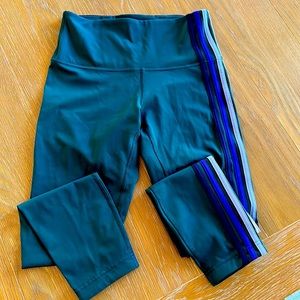 Lululemon Take a Hint 7/8 Athletic Legging Teal Royal Emerald Full-on Luxtreme
